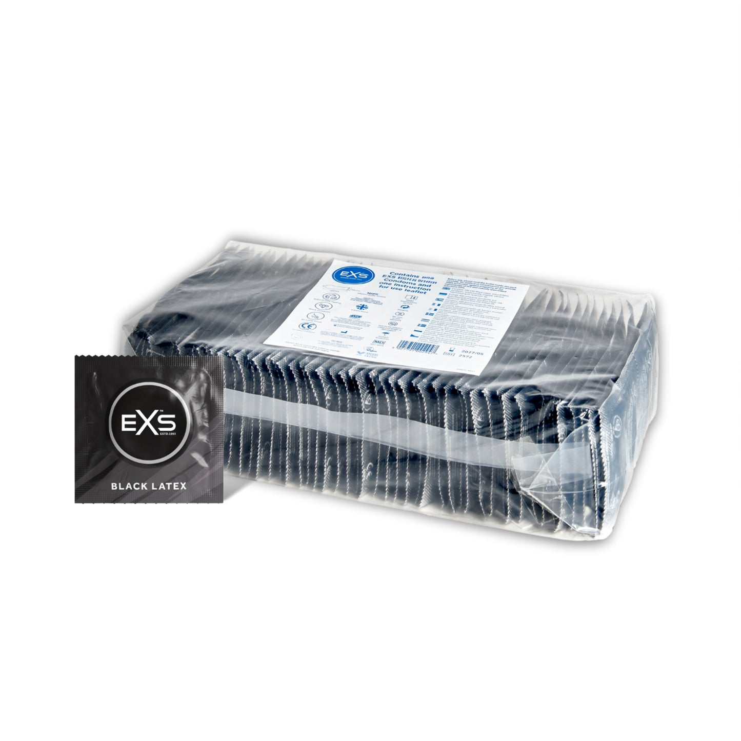 EXS Black Latex Condoms
