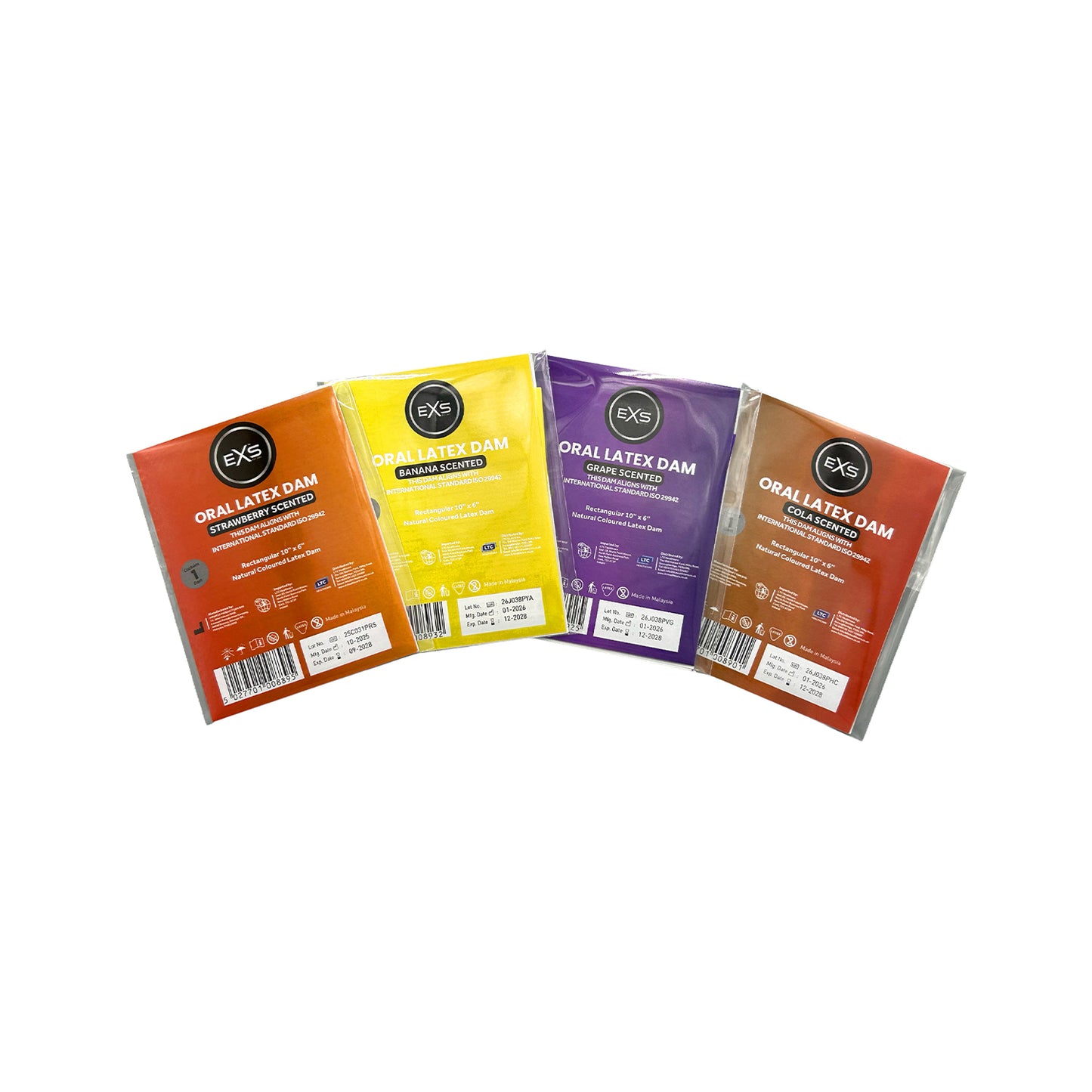 EXS Mixed Scented Oral Dams