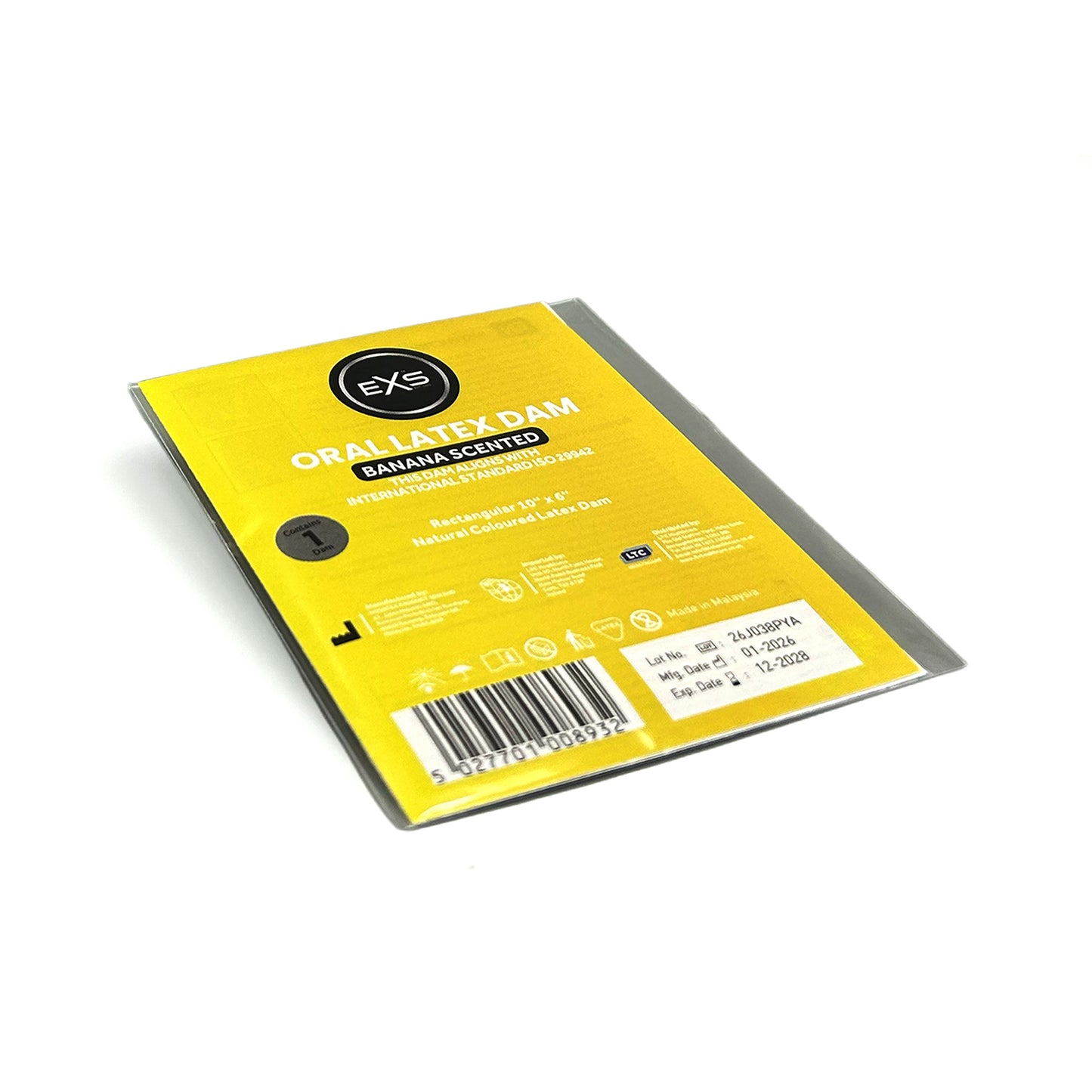 EXS Banana Scented Oral Dams