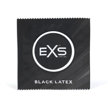 EXS Black Latex Condoms