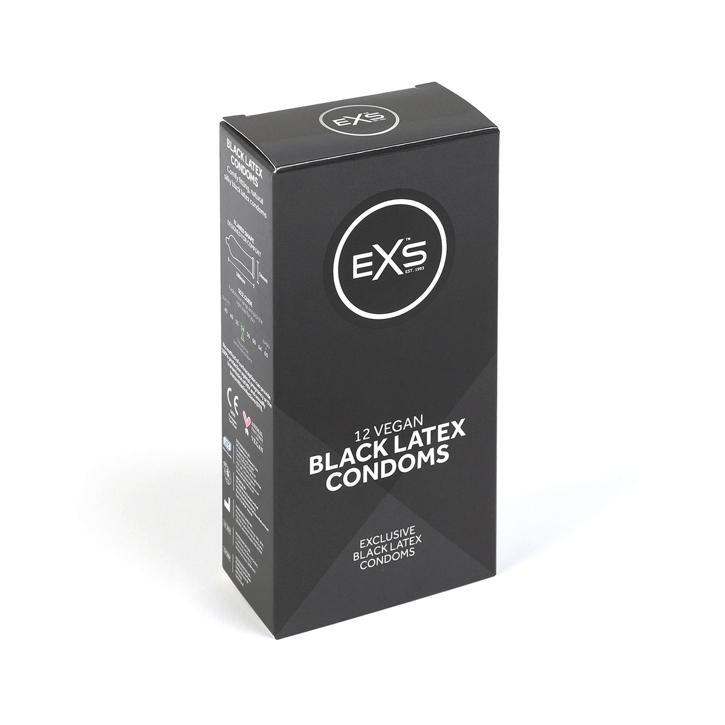 EXS Black Latex Condoms