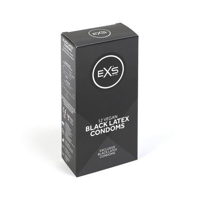 EXS Black Latex Condoms