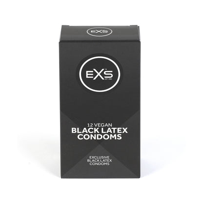 EXS Black Latex Condoms