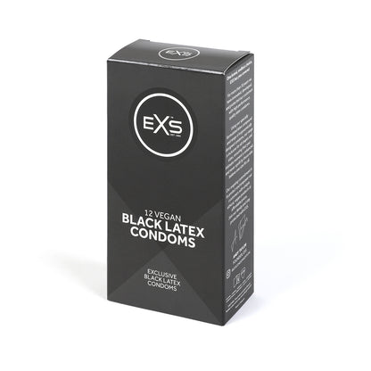 EXS Black Latex Condoms