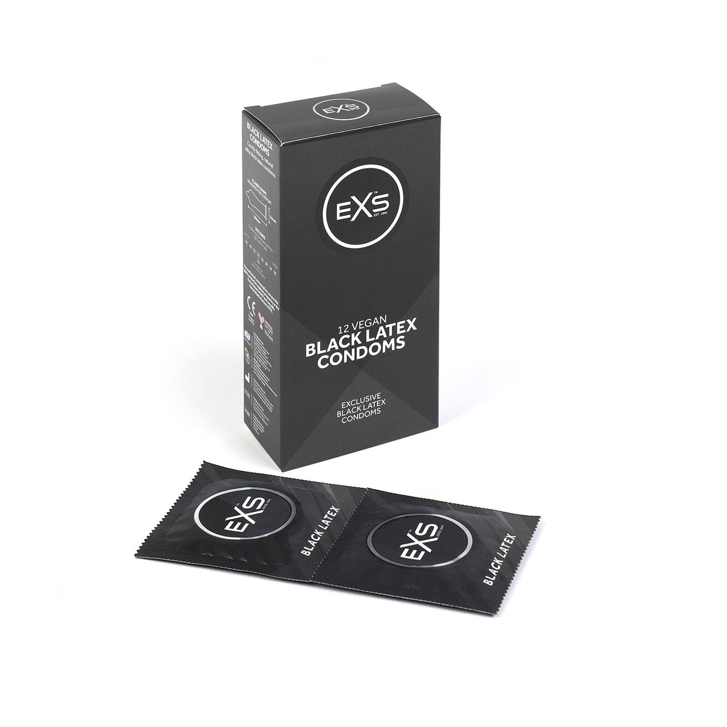 EXS Black Latex Condoms