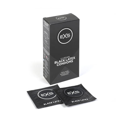 EXS Black Latex Condoms