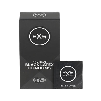 EXS Black Latex Condoms