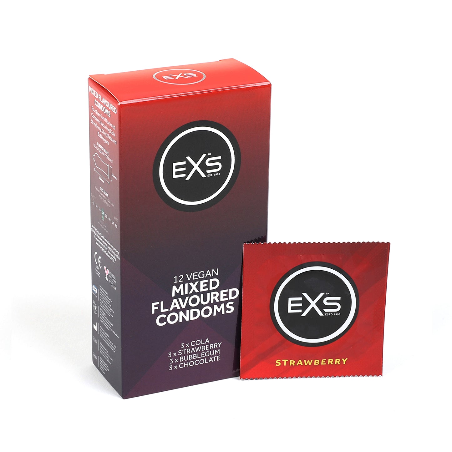 EXS Mixed Flavoured Condoms