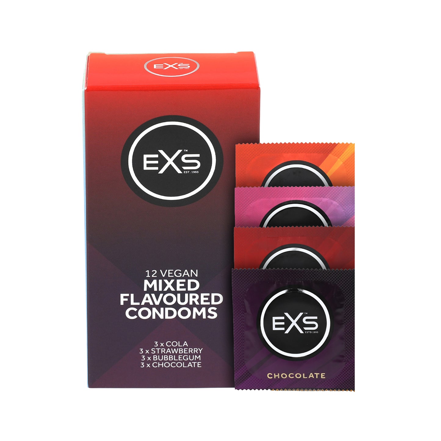 EXS Mixed Flavoured Condoms