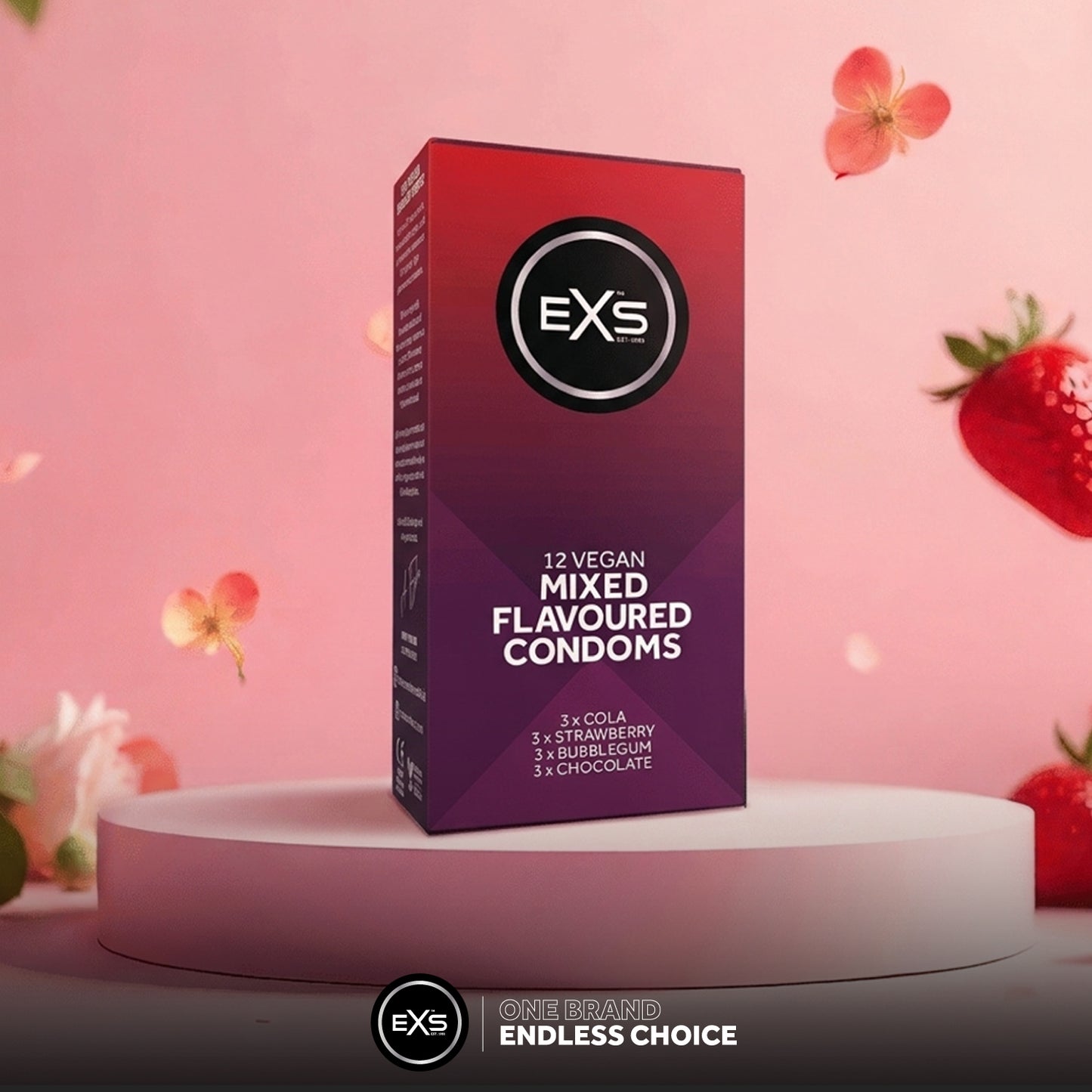 EXS Mixed Flavoured Condoms