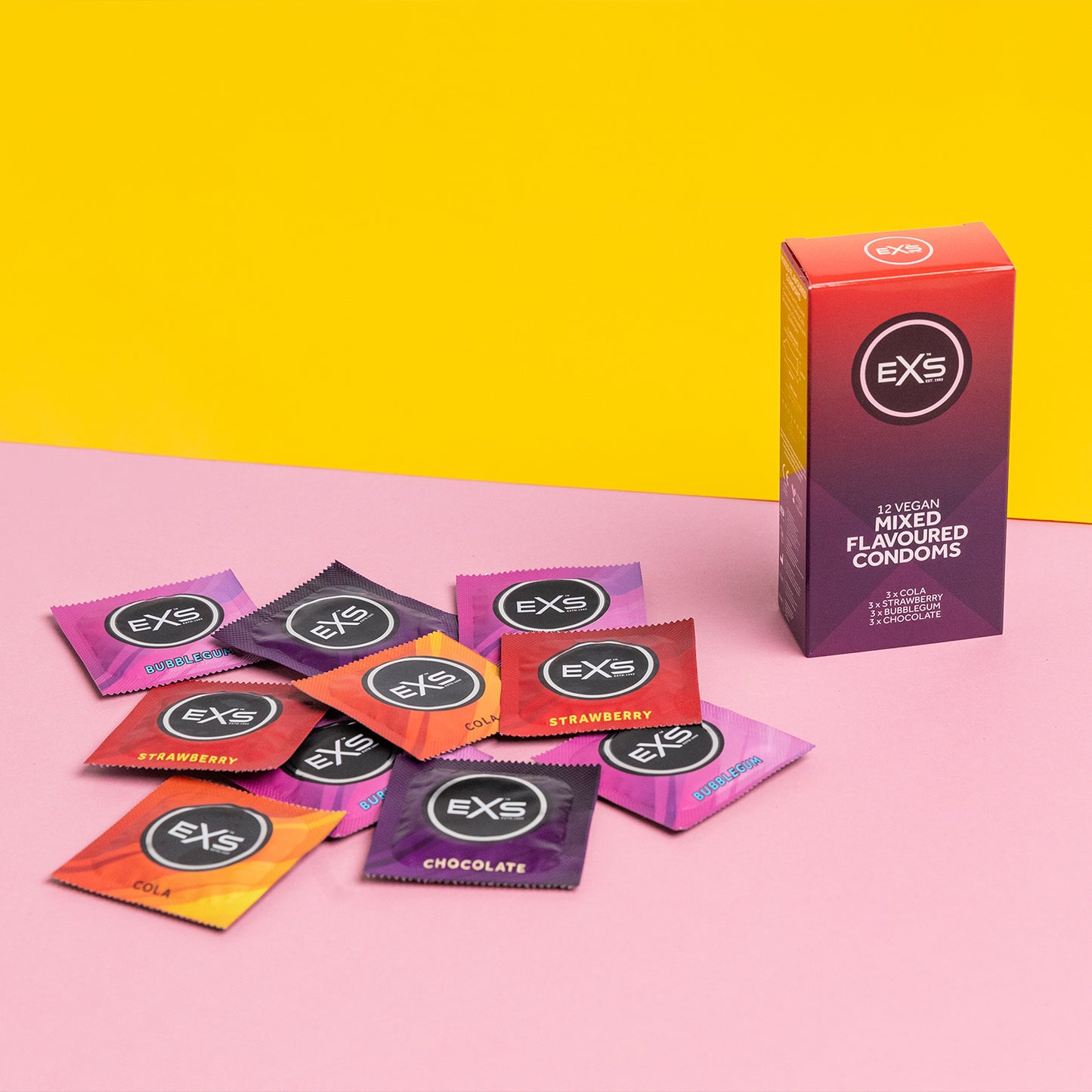 EXS Mixed Flavoured Condoms