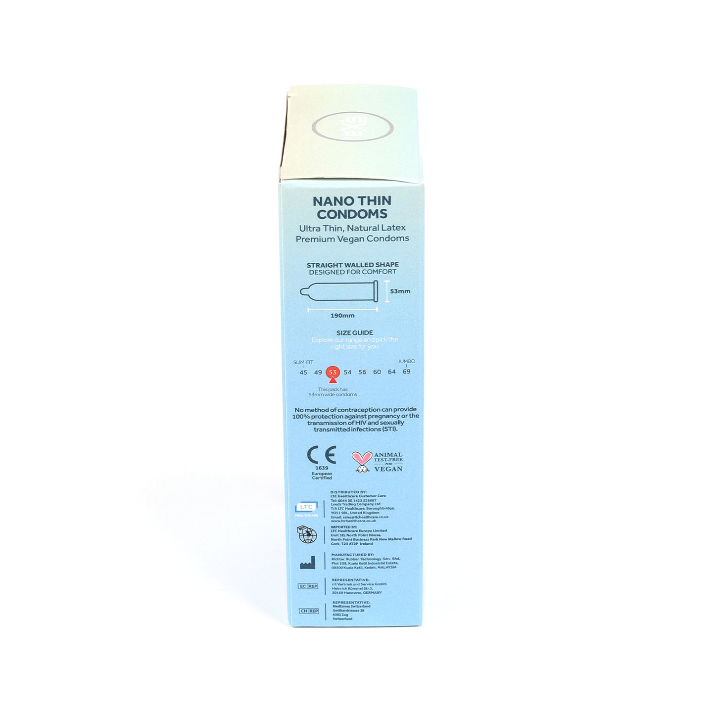 EXS Nano Thin 53mm Condoms