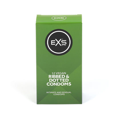 EXS Ribbed Dotted and Flared Condoms