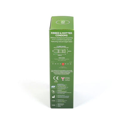 EXS Ribbed Dotted and Flared Condoms