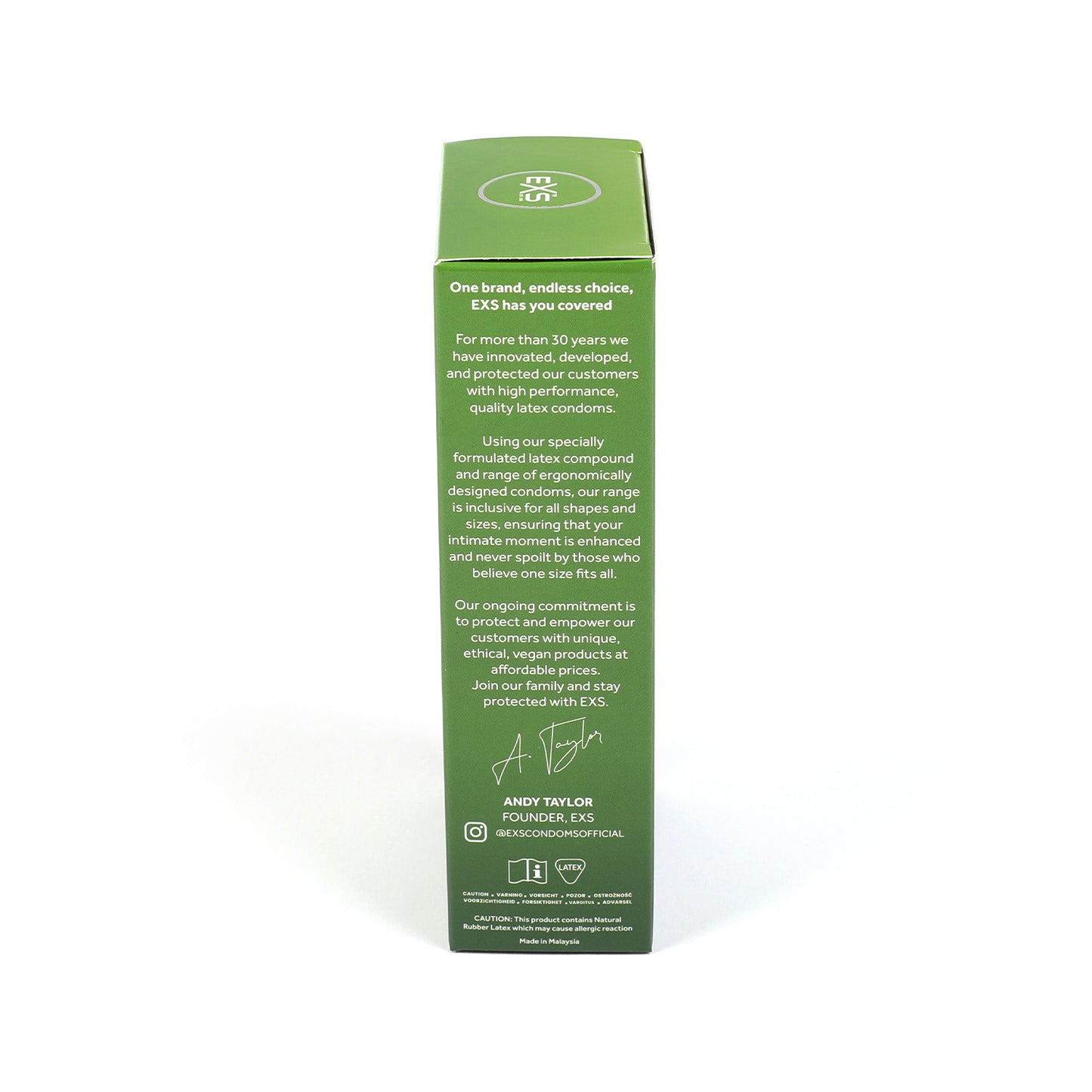 EXS Ribbed Dotted and Flared Condoms