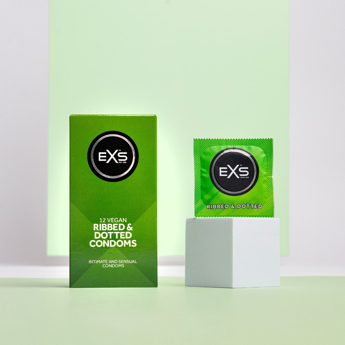 EXS Ribbed Dotted and Flared Condoms