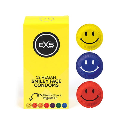 EXS Circular Smiley Face Condoms