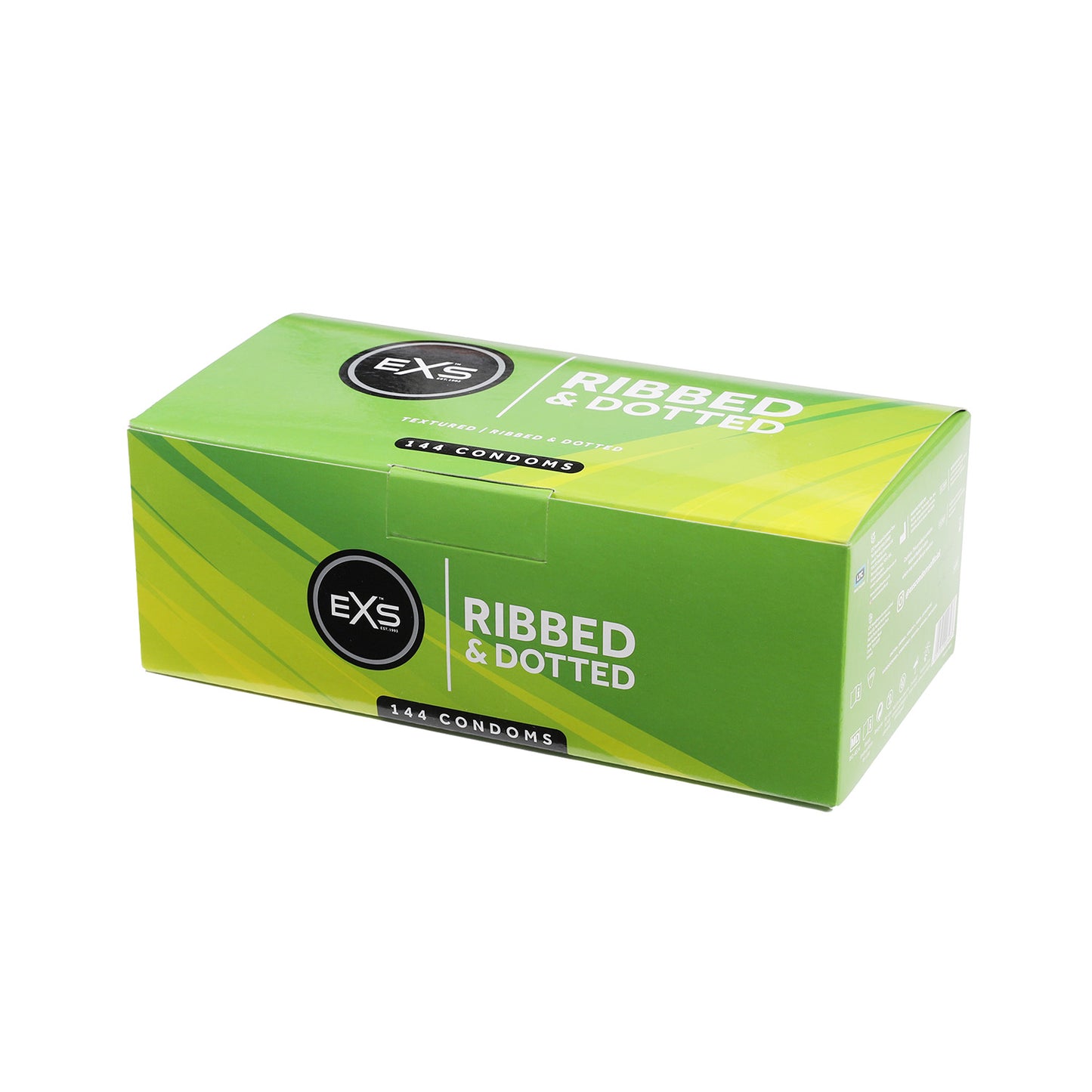 EXS Ribbed Dotted and Flared Condoms