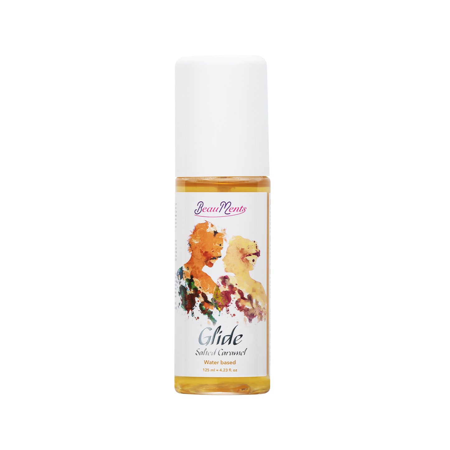 BeauMents Glide Water Based Lubricant Bottle Salted Caramel Flavour