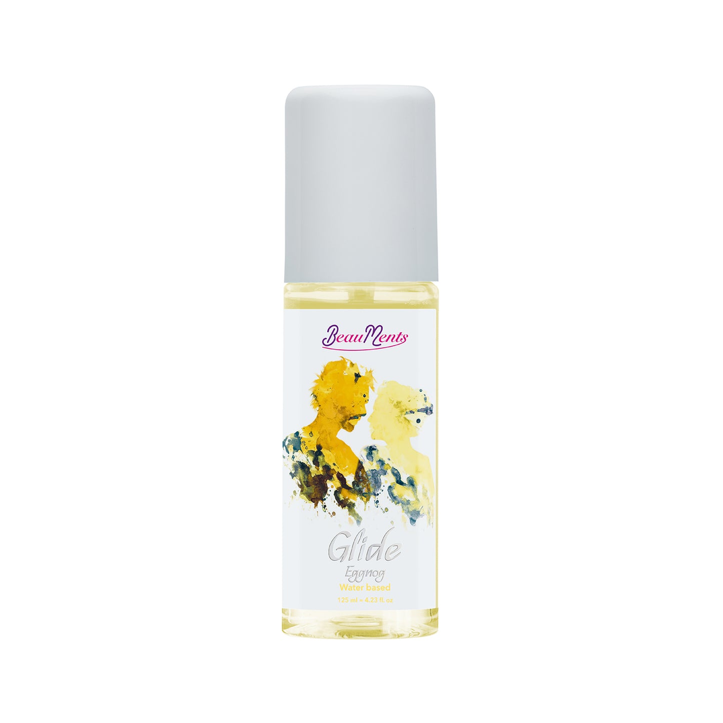 BeauMents Glide Water Based Lubricant Bottle Eggnog Flavour