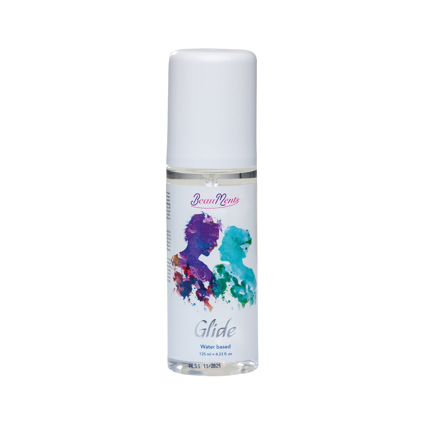 BeauMents 125ml Glide Water Based Lubricant Bottle