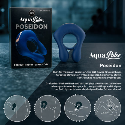 EXS AquaPulse Poseidon Vibrating Ring