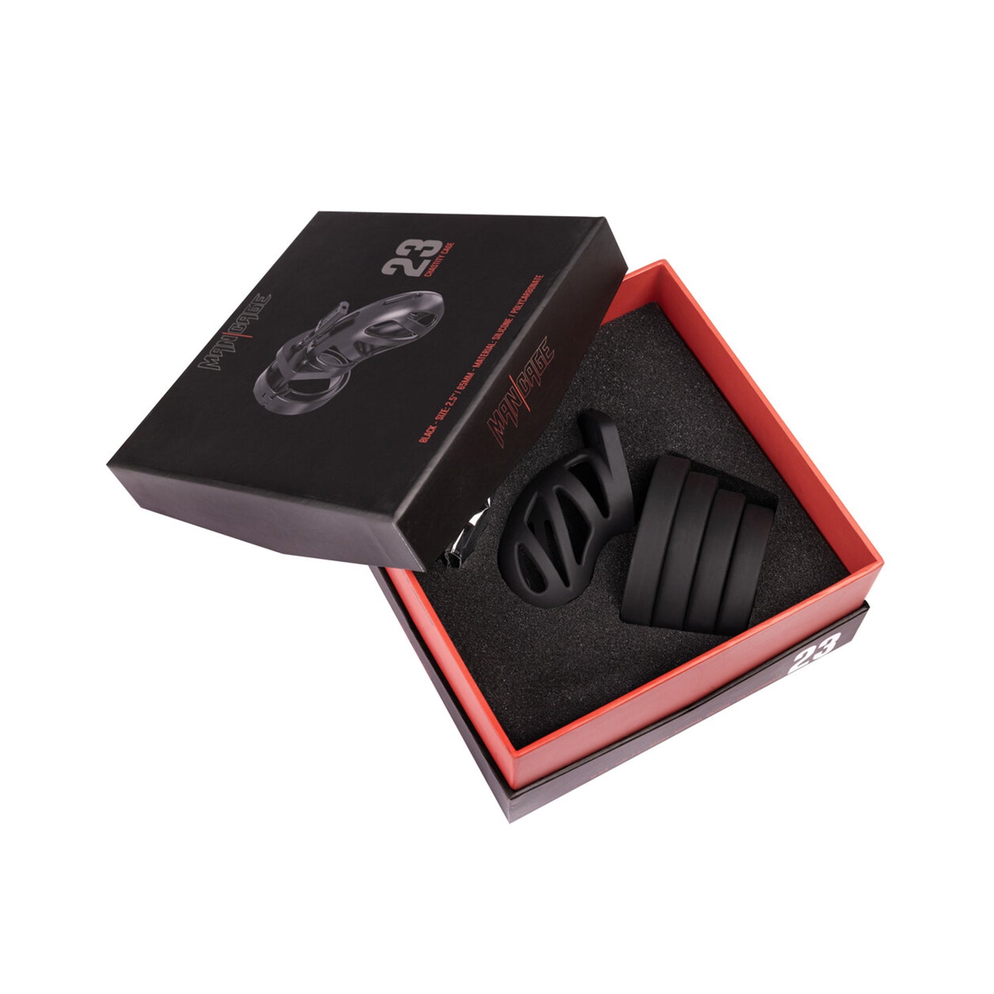 Mancage Model 23 Chastity Cage 2.5" / 6.5 cm