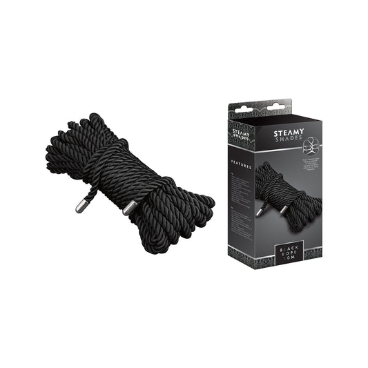 Steamy Shades Black Rope 10m
