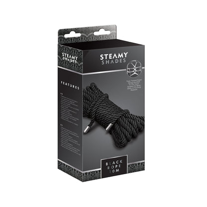 Steamy Shades Black Rope 10m