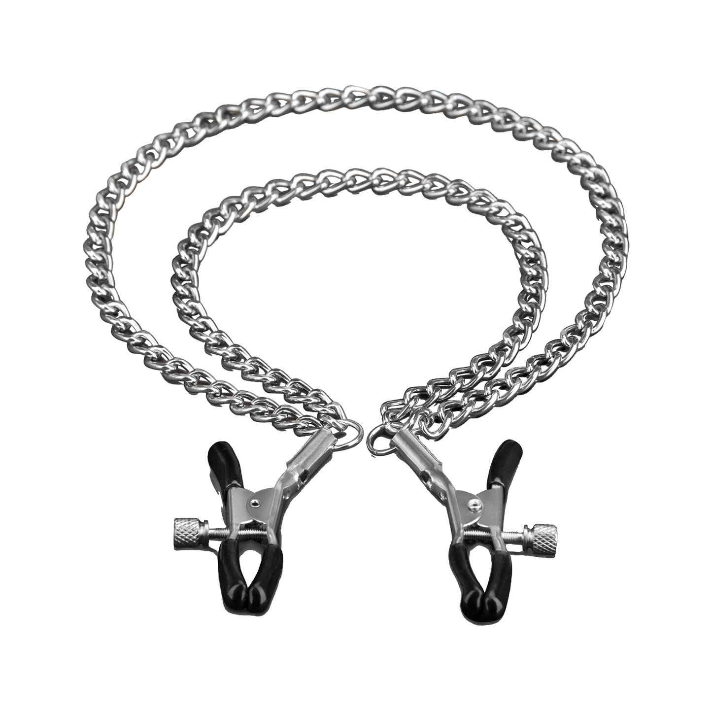 Steamy Shades Adjustable Double Chain Nipple Clamps