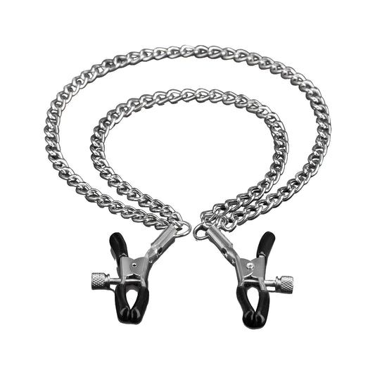 Steamy Shades Adjustable Double Chain Nipple Clamps