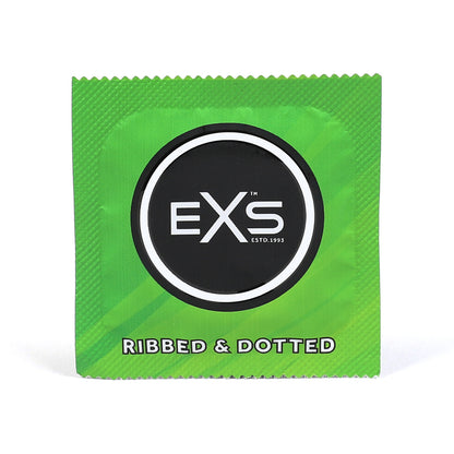 EXS Ribbed Dotted and Flared Condoms