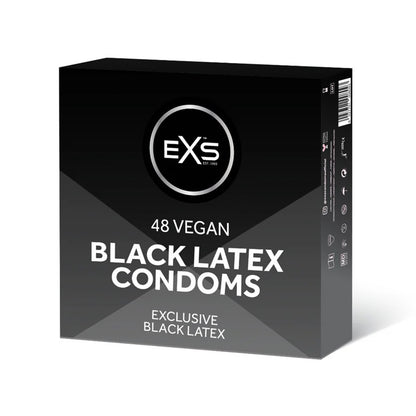 EXS Black Latex Condoms