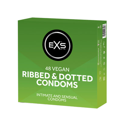 EXS Ribbed Dotted and Flared Condoms