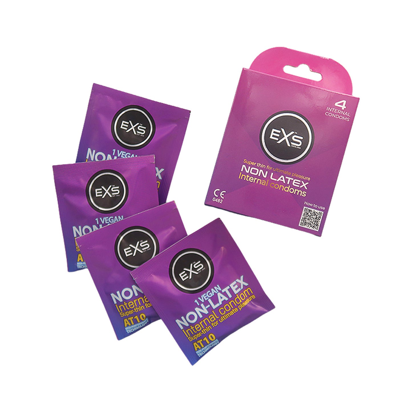EXS Non-Latex Internal Lace Loop Condoms