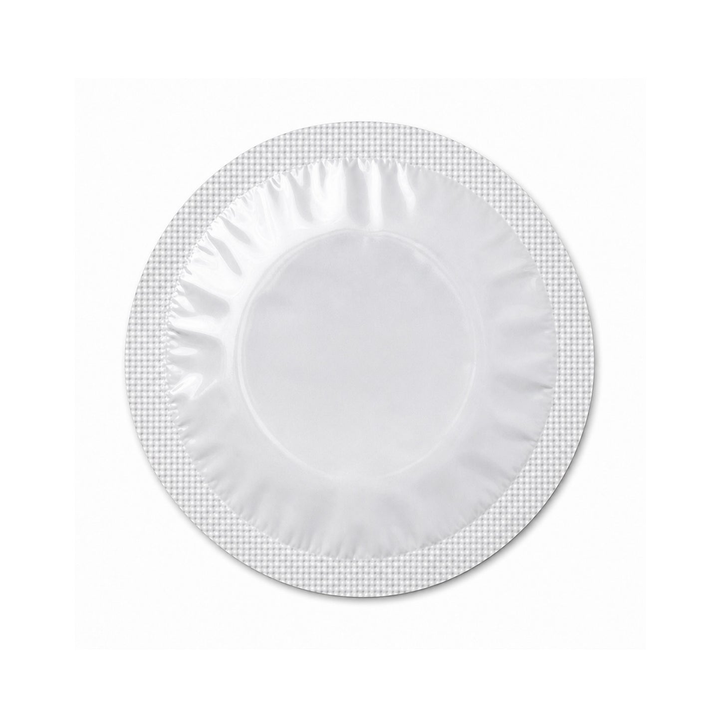 EXS Circular White Foil Regular Condoms