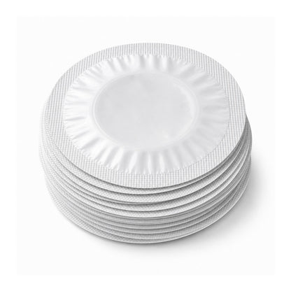 EXS Circular White Foil Regular Condoms