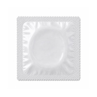 EXS Square White Foil Regular Condoms