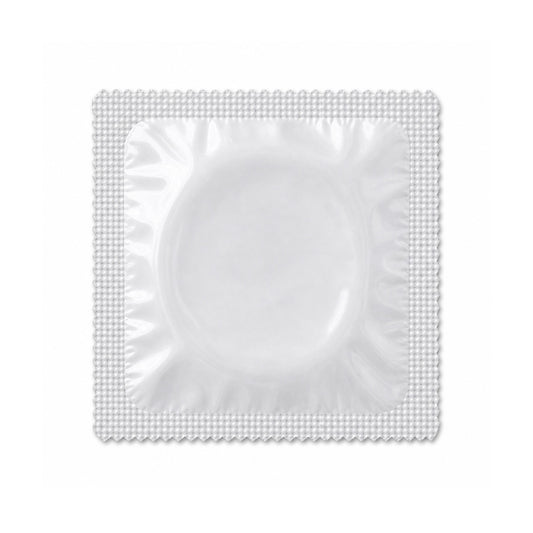 EXS Square White Foil Regular Condoms