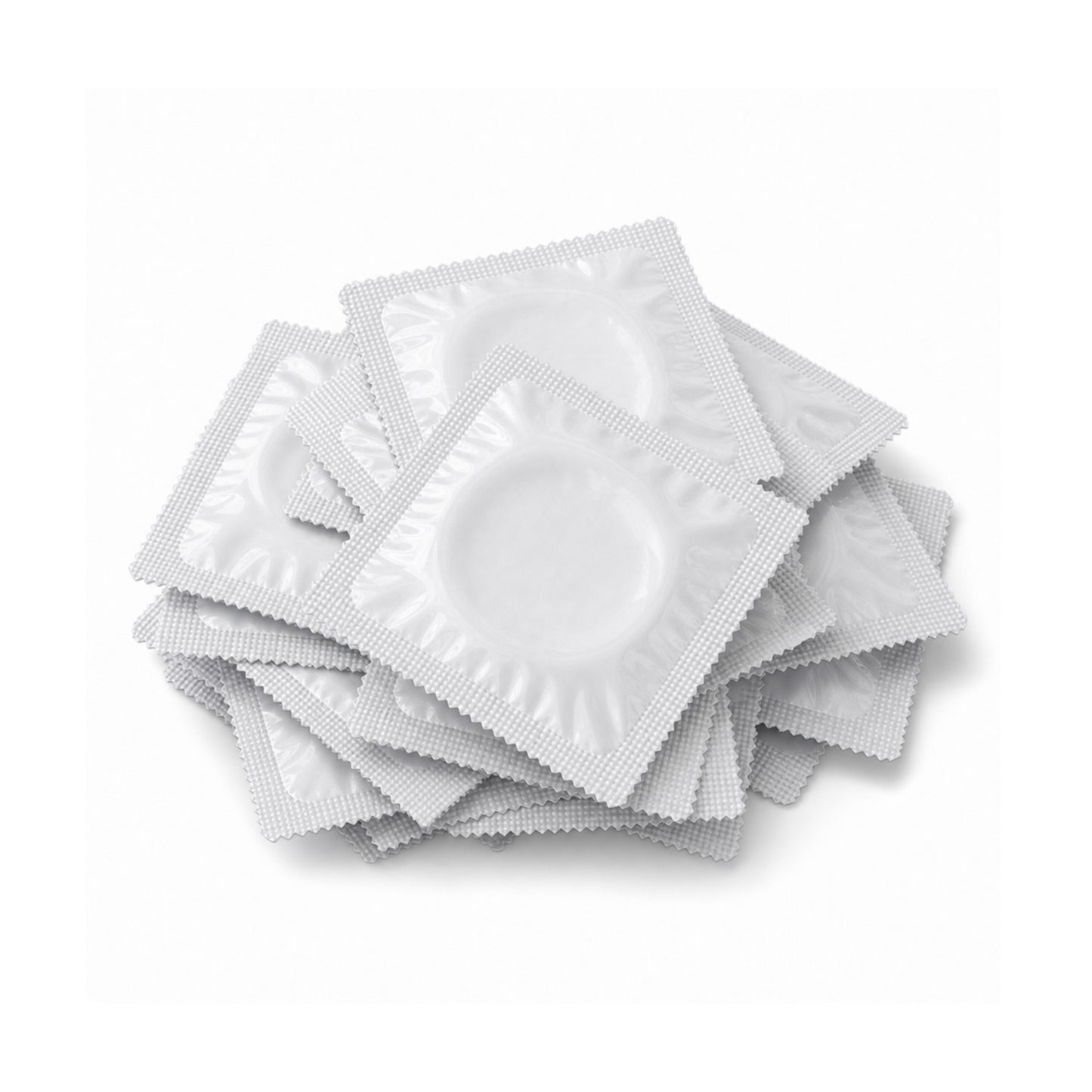 EXS Square White Foil Regular Condoms
