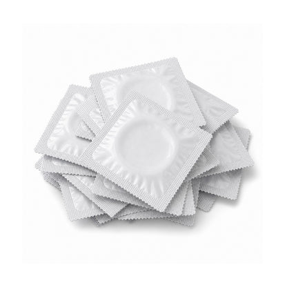 EXS Square White Foil Regular Condoms