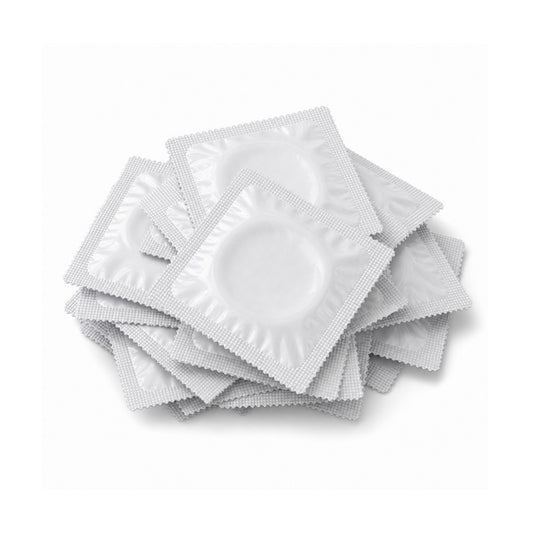 EXS Square White Foil Regular Condoms