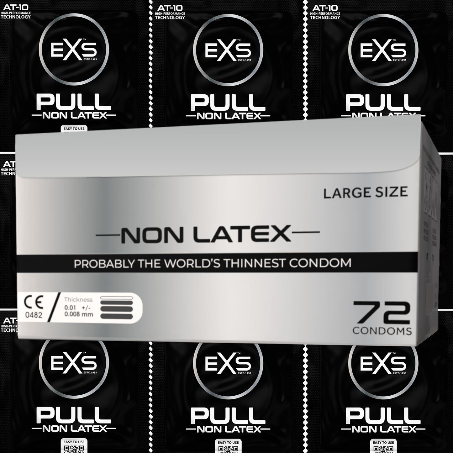 EXS Pull Large Non-Latex Condoms