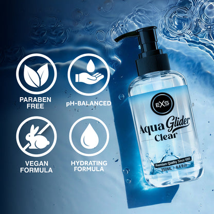 EXS AquaGlider Clear Lubricant Bottle