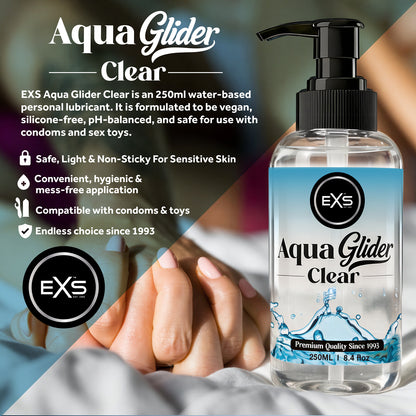 EXS AquaGlider Clear Lubricant Bottle