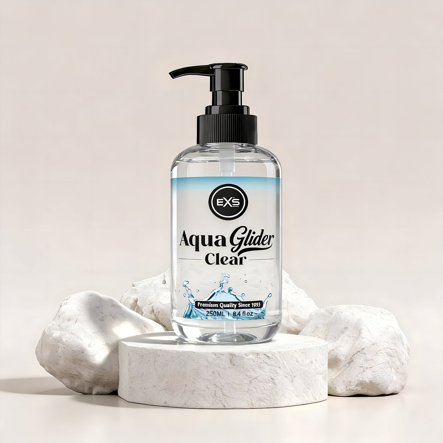 EXS AquaGlider Clear Lubricant Bottle