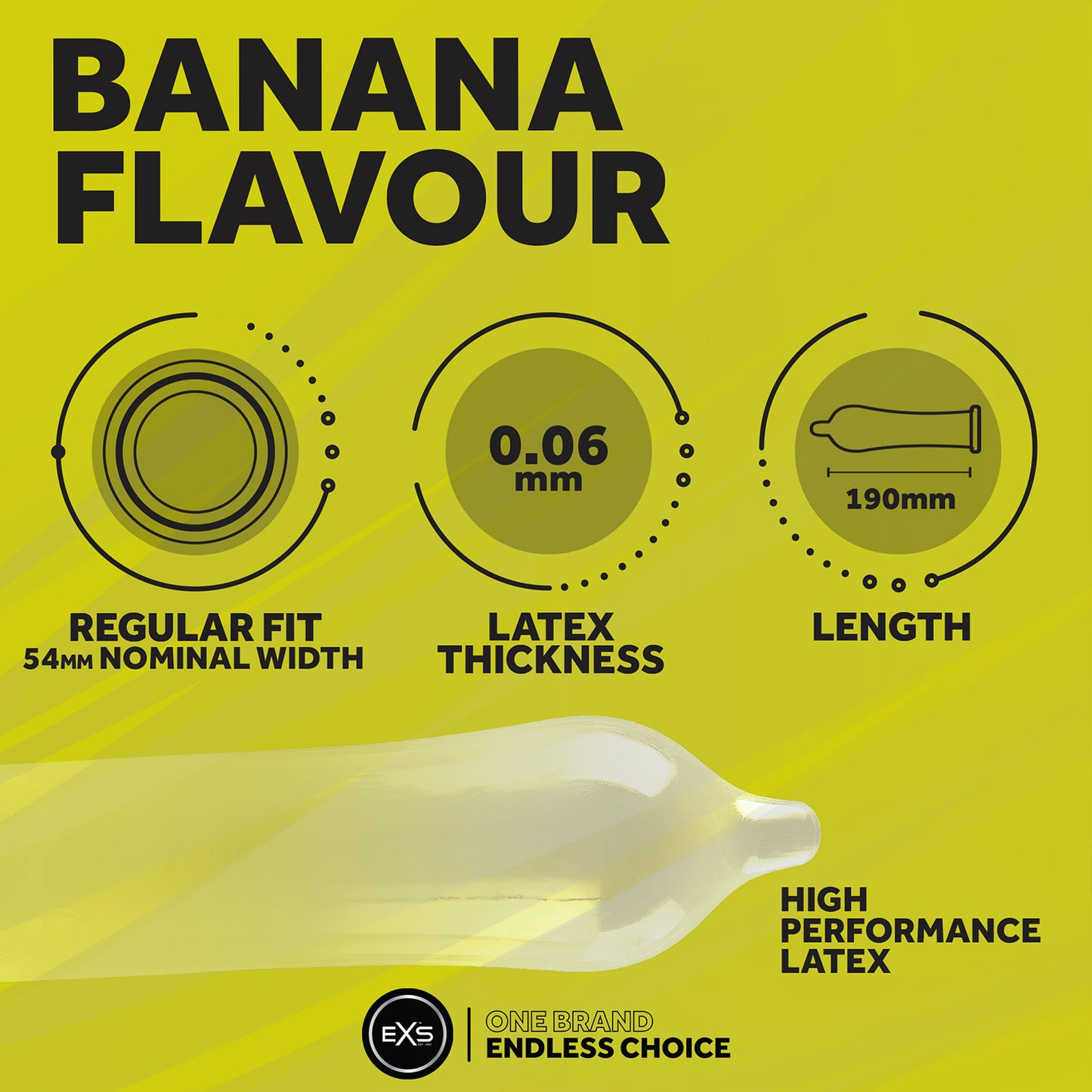 EXS Banana Flavoured Condoms