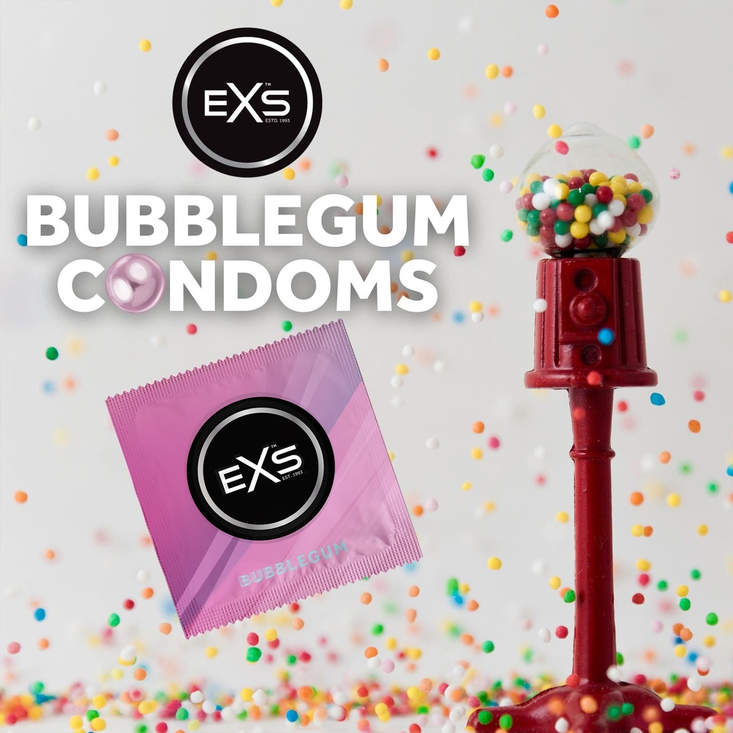 EXS Bubblegum Flavoured Condoms