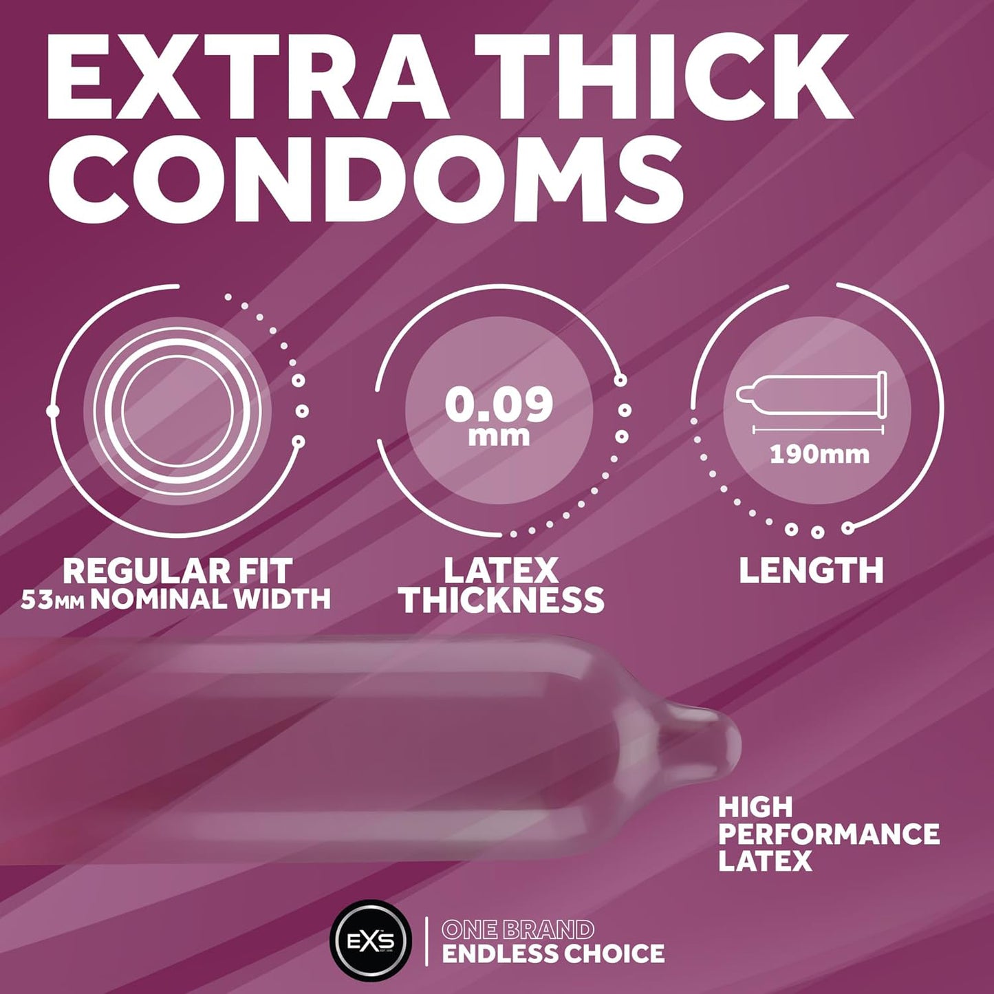EXS Extra Thick Condoms