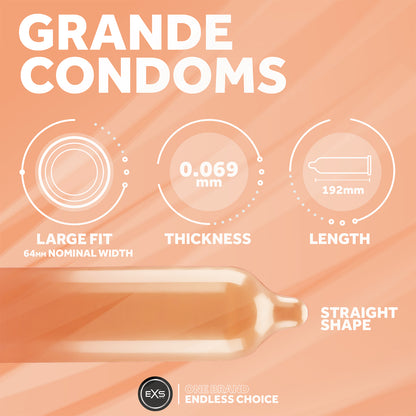 EXS Grande XL 64mm Condoms